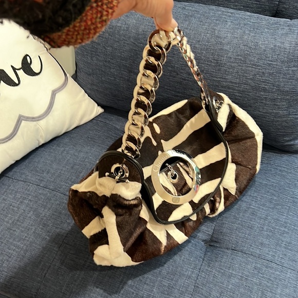 Authentic Dior jazzclub zebra pony hair bag - Picture 9 of 11